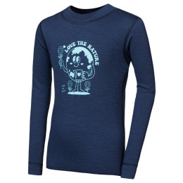 Sensor Merino DF Planet Deep Blue gyerek funkcionális felső sötétkék Deep Blue