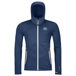 Ortovox Fleece Hoody M férfi pulóver kék deep ocean