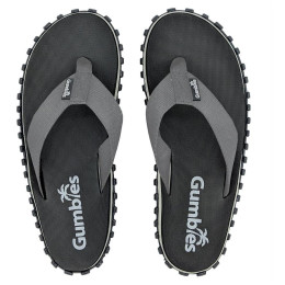 Gumbies Duckbill Black/Grey flip-flop