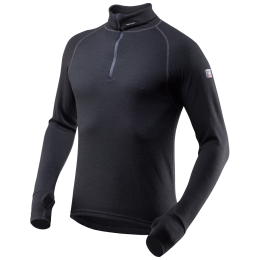 Pánský rolák Devold Expedition man zip neck fekete