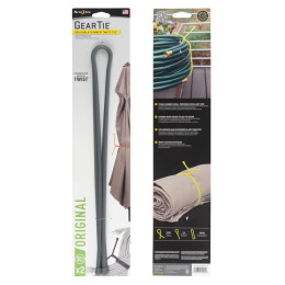 Nite Ize Gear Tie 32" rögzítődrót szürke Šedivá