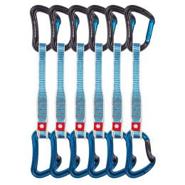 Ocún Raven Qd Zoom 20 Cm 6-Pack express készlet kék Blue