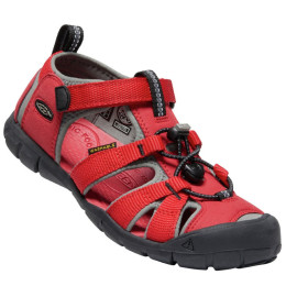 Keen Seacamp II CNX K gyerek szandál piros/szürke racing red/gargoyle