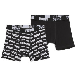 Puma Everyday Logo Print Boxers 2P fiú boxeralsó
