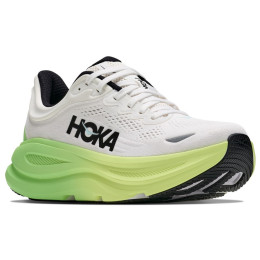 Hoka Bondi 9 Wide női futócipő fehér/zöld White / Tart Apple