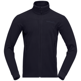 Norrona falketind warm2 Jacket férfi funkcionális pulóver fekete Caviar Black