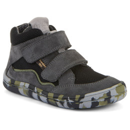 Froddo Barefoot Tex Fun Autumn Grey/Black gyerek barefoot cipők egész éves használatra szürke/fekete grey/black