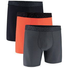 Under Armour UA Performance Tech Mesh - Solid 6in 3PK férfi boxer piros Red