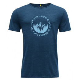 Férfi póló Devold Leira Man Tee kék