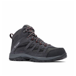 Columbia Crestwood™ Mid Waterproof férfi túracipők szürke/kék Dark Grey, Deep Rust