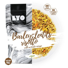 Lyo food Rizottó lencsével és avo szárított étel