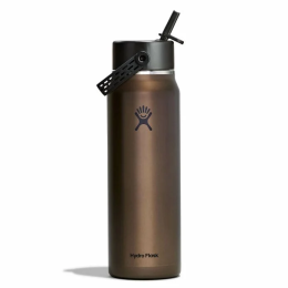 Hydro Flask 32 Oz Lightweight Wide Flex Straw Cap termosz barna Obsidian