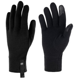 Buff Merino Midweight Gloves kesztyű fekete Black