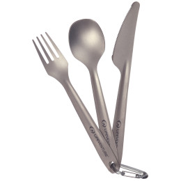 LifeVenture Superlight Titanium Cutlery Set evőeszköz