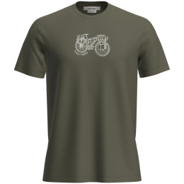 Icebreaker M Mer 150 Tech Lite SS Tee Adventure Rid férfi funkcionális póló zöld Loden