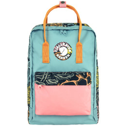 Fjällräven Kånken Art Plus hátizsák fekete/kék