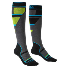 Bridgedale Ski Mountain Junior gyerek zokni szürke/zöld grey/green/068