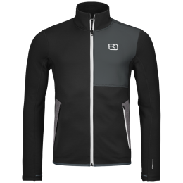 Ortovox Fleece Jacket M férfi pulóver fekete Black Raven