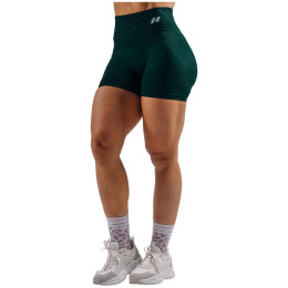 Nebbia Extra Push-Up Shorts Primal női rövidnadrág sötétzöld DARK GREEN