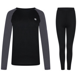 Dare 2b W Exchange IV Baselayer Set női funkcionális ruházat fekete/szürke Black/Ebony