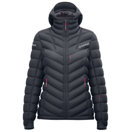 Camp Nivix Jacket W női tollkabát fekete Black / Asphalt grey