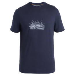 Icebreaker Men Merino 150 Tech Lite III SS Tee IB Grown Naturally férfi póló sötétkék Midnight Navy