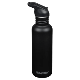 Klean Kanteen Classic 27oz (w/Flip Seal Sport) rozsdamentes acél palack fekete Black