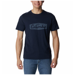 Columbia M Rapid Ridge™ Graphic Tee férfi póló sötétkék Collegiate Navy, Hex Script