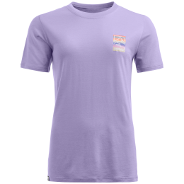 Ortovox 140 Cool Mtn Gradient Ts női funkcionális felső lila Lush Lavender