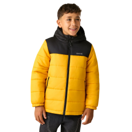 Regatta Lofthouse Black/Mustard gyerek télikabát sárga/fekete Black/Mustard Seed