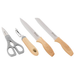 Outwell Chena Knife Set Peeler Scissor kés készlet