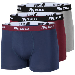 Zulu Bambus 210 4in 3-pack férfi boxer