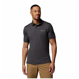 Columbia Parsons Point™ Polo férfi póló fekete Black Heather, Shark