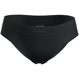 Icebreaker W Mer Rib Lotus Hipster női sportalsónemű fekete Black