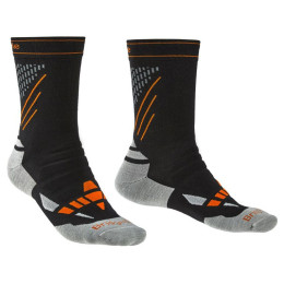 Bridgedale Ski Nordic Race zokni fekete black/stone/850