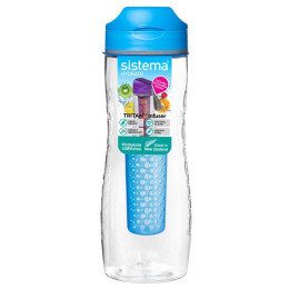 Kulacs Sistema Tritan Infuser Bottle 800ml kék Blue