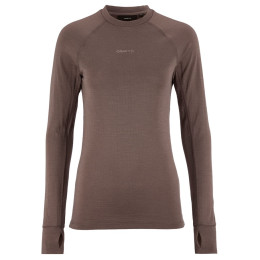 Craft Wool Comfort Rn LS W női funkcionális felső barna Brown
