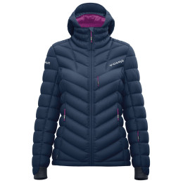 Camp Nivix Jacket W női tollkabát sötétkék Dark Blue / Violet
