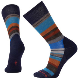 Férfi Zokni Smartwool Men`s Saturnsphere fekete/kék deep navy h-cardamom