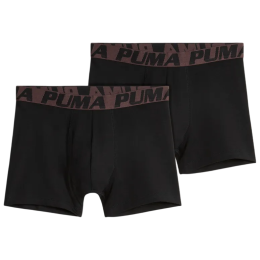 Puma Striped Elastic Boxers 2P black férfi boxer