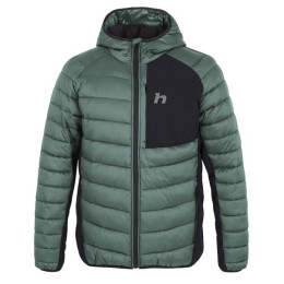 Hannah Revel Hoody férfi télikabát sötétzöld