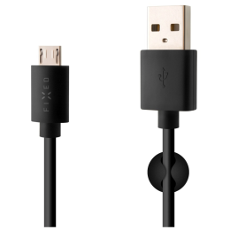 Fixed Datový a nabíjecí kabel FIXED USB/micro USB töltő és adatkábel fekete černá