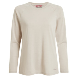 Craghoppers NosiLife Nour LS T-Shirt női póló bézs Oyster Marl