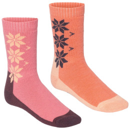 Kari Traa Kt Wool Sock 2 Pk zokni szett rózsaszín Cor