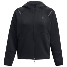 Under Armour Unstoppable Fleece FZ női funkcionális pulóver fekete Black