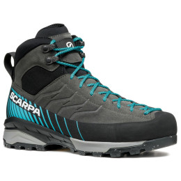 Scarpa Mescalito Trk 2 Gtx férfi magasszárú túracipő szürke/kék Shark - Azure