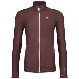 Ortovox Fleece Jacket W női funkcionális pulóver piros Winetasting