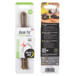 Nite Ize Gear Tie 12" rögzítődrót bézs Béžová