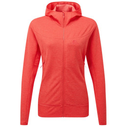 Mountain Equipment Apiro Hooded Jacket Women's női funkcionális pulóver piros Hibiscus