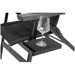 Brunner Side Table asztalka kempingszékhez fekete/szürke